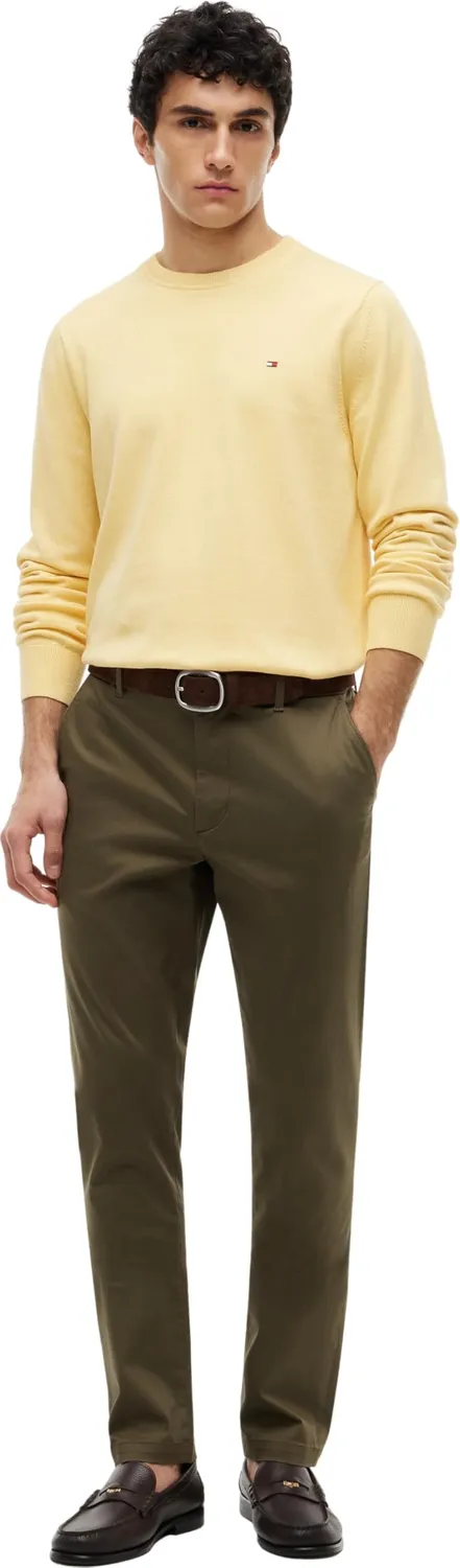 Tommy Hilfiger chino uomo 28W/29L verde leggero classico