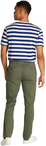 Tommy Hilfiger Denton Satin Straight Fit chino uomo blu