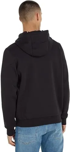 Tommy Hilfiger felpa con cappuccio uomo tinta unita L