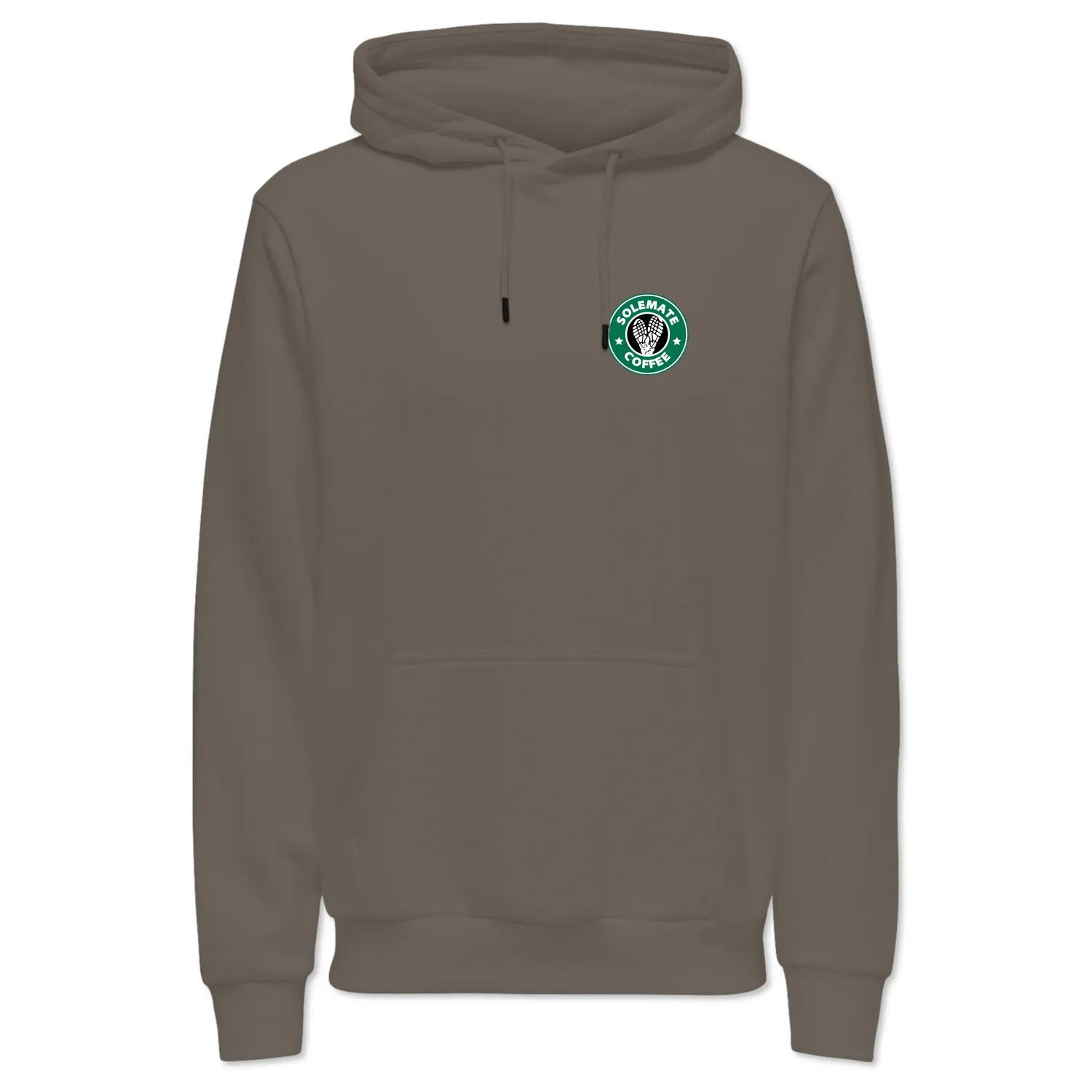 Solemate Coffee felpa con cappuccio mocha cotone