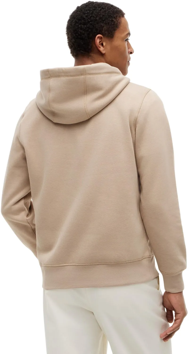 Tommy Hilfiger Logo felpa uomo cappuccio blu cotone