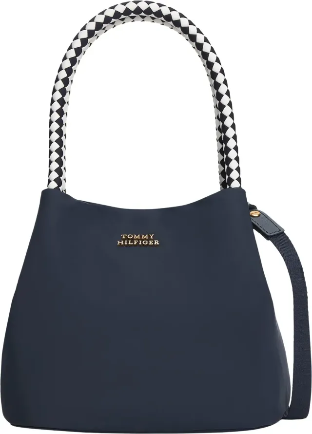 Tommy Hilfiger Marina Bucket AW0AW18831 Borsa Blu Nylon