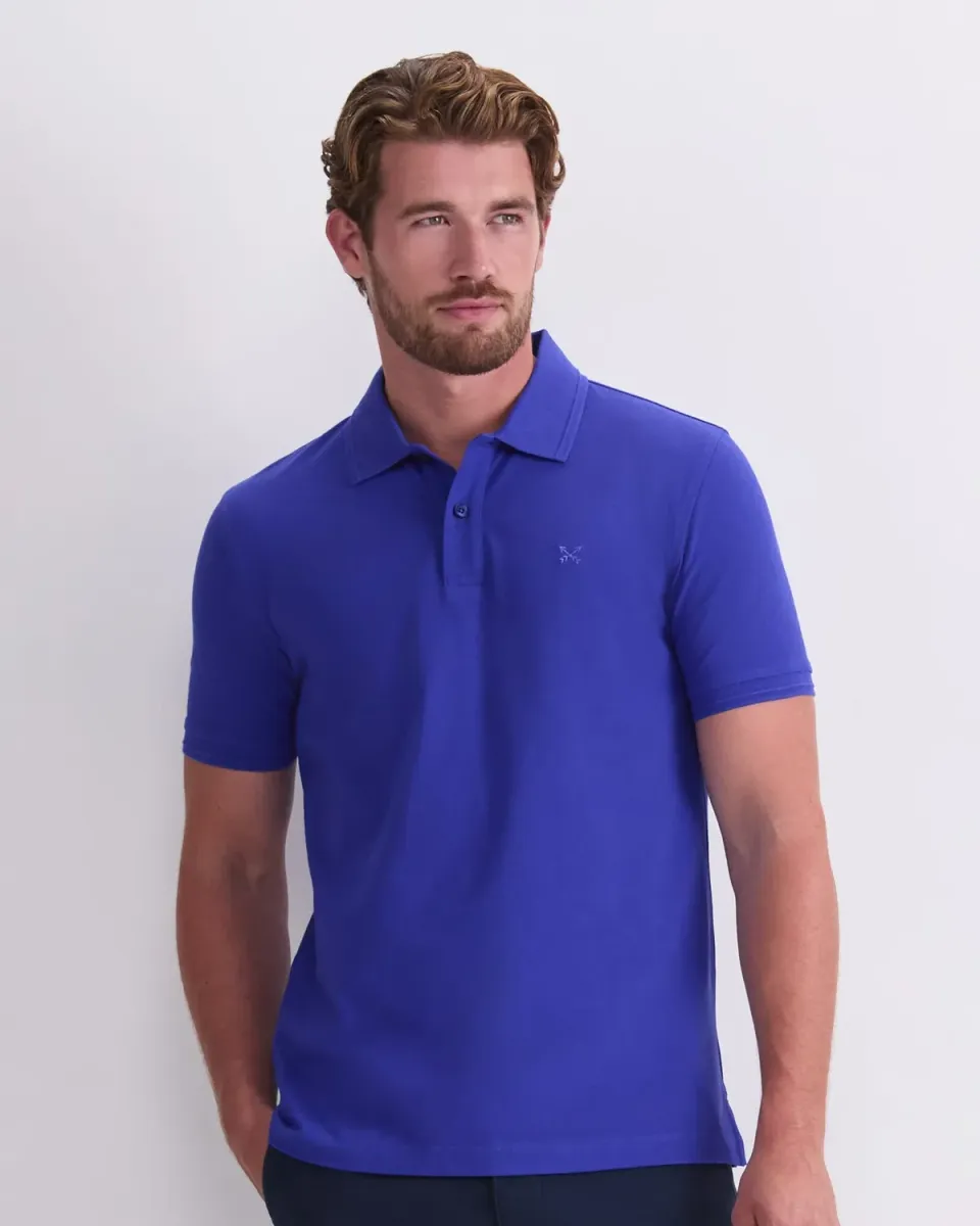 Sportscraft SC Pique Polo uomo cotone garment wash