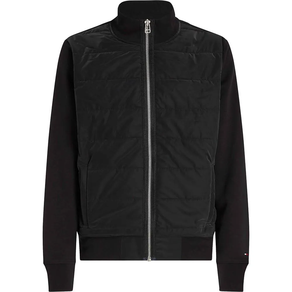 Tommy Hilfiger Mix Media Zip felpa uomo grigio 3XL
