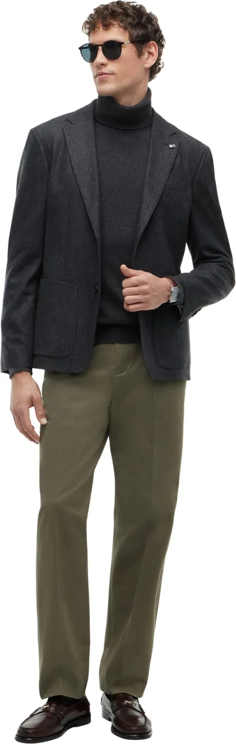 Tommy Hilfiger MW0MW28048 maglione uomo collo alto blu