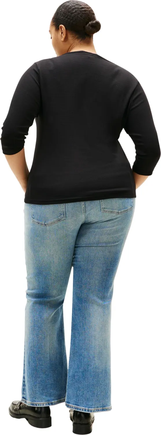 Tommy Hilfiger Cody maglia donna scollo barca nera 48