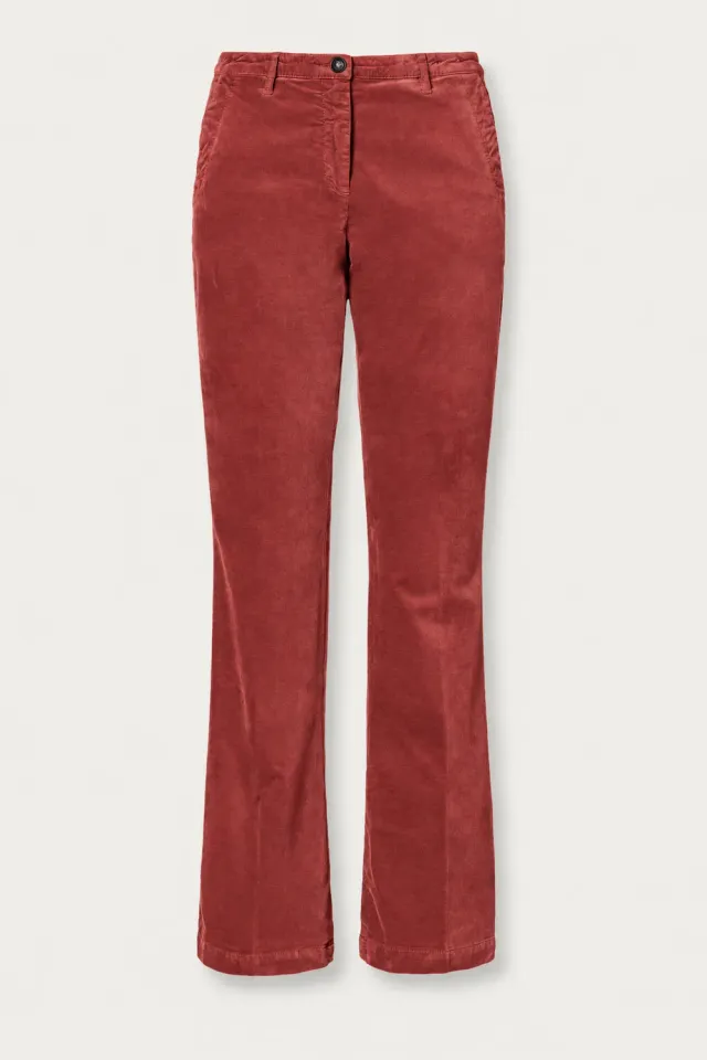 Massimo Alba Liza2 Pantaloni Donna Amber Glow Velluto