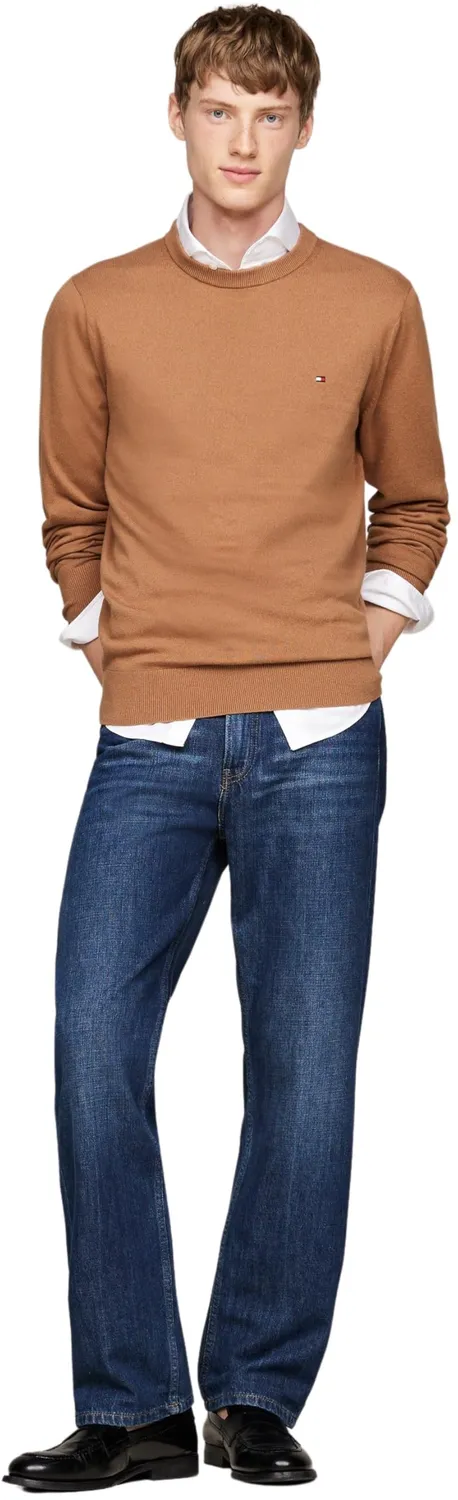 Tommy Hilfiger Crew Neck maglione beige 3XL girocollo