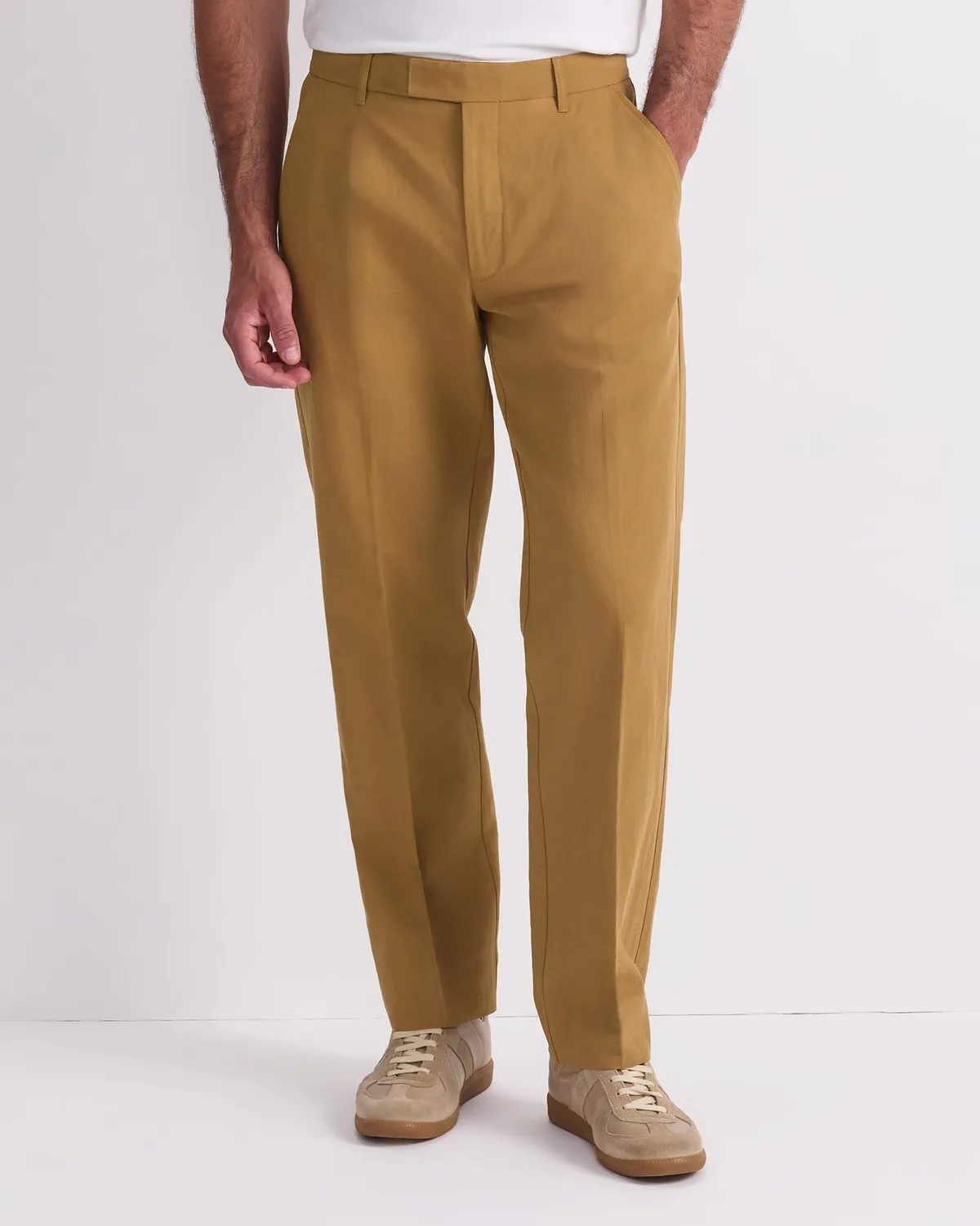 Sportscraft Alain pantaloni cotone lino affusolati