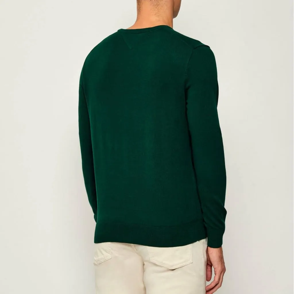 Tommy Hilfiger Essential Cotton Maglione Verde XXL