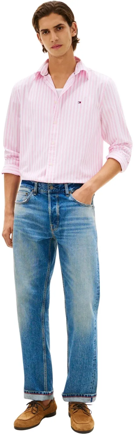 Tommy Hilfiger Flex Poplin Classic camicia uomo regular fit