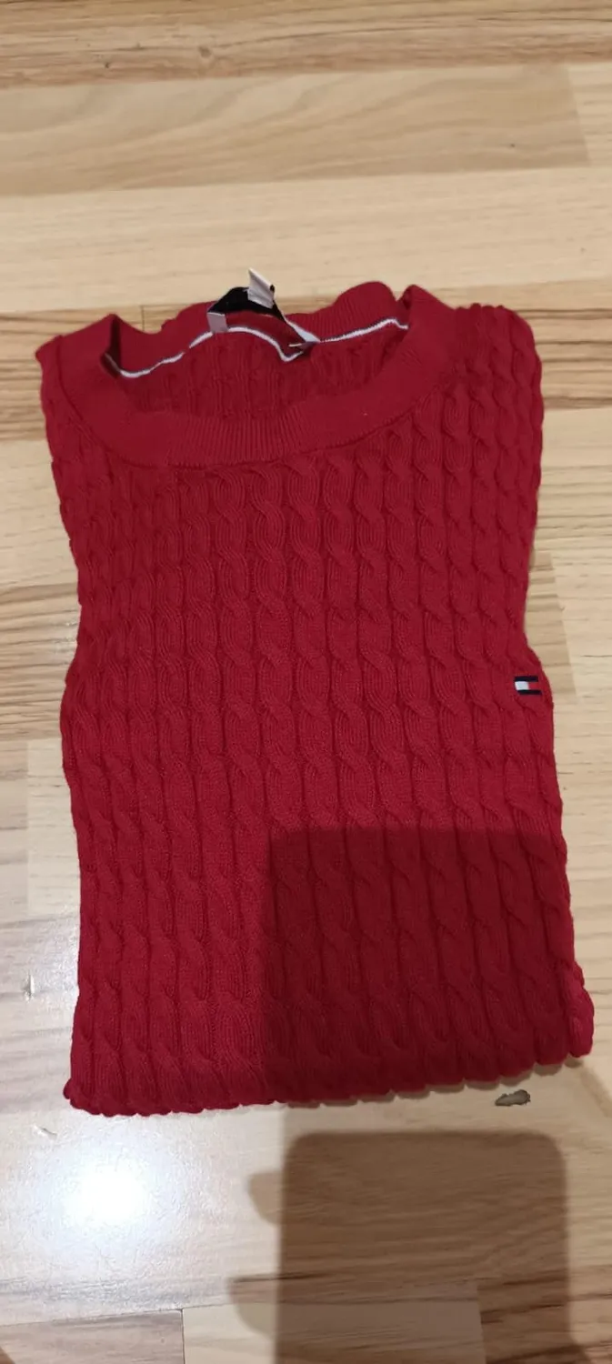 Tommy Hilfiger WW0WW44993 maglione donna a trecce