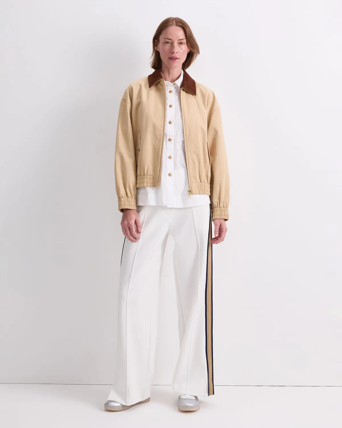 Sportscraft Tate Bomber giacca leggera lino