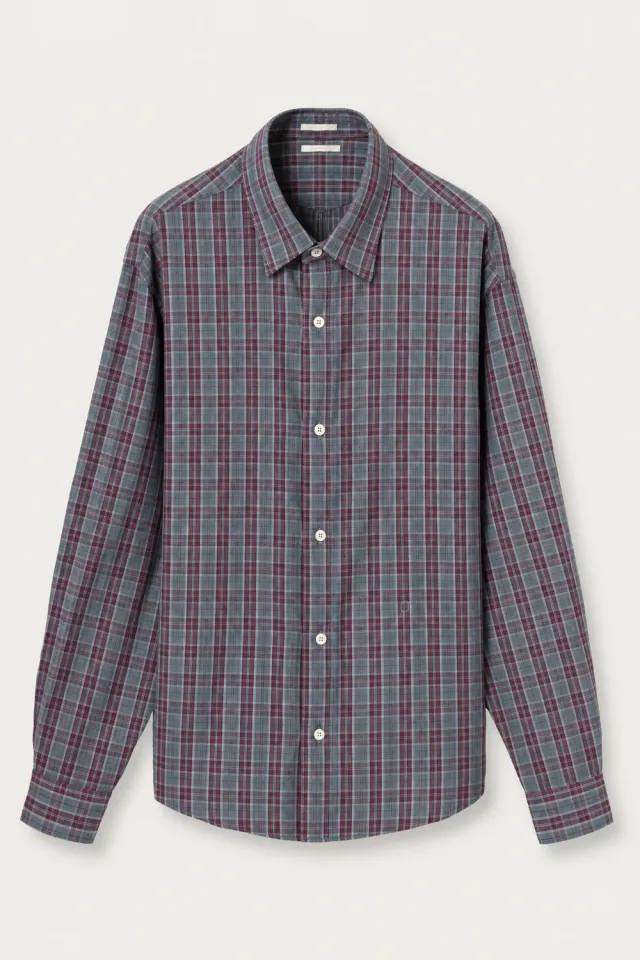 Massimo Alba Boxy camicia air blue rilassata