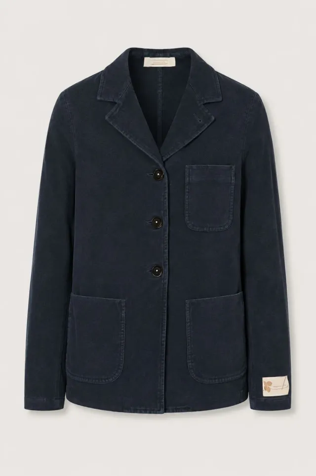Massimo Alba Baglietto giacca cotone dark blue uomo