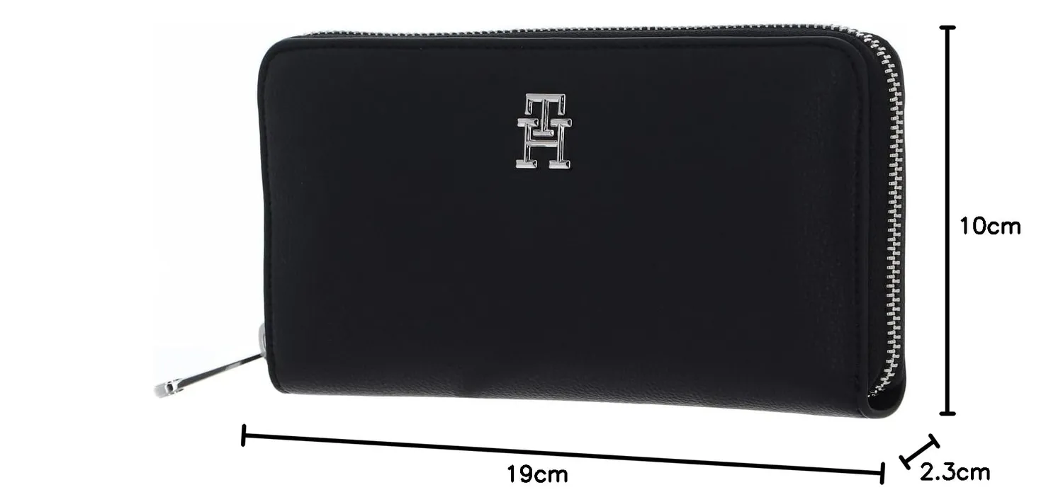 Tommy Hilfiger TH Essential Portafoglio Donna Nero AW0AW16093