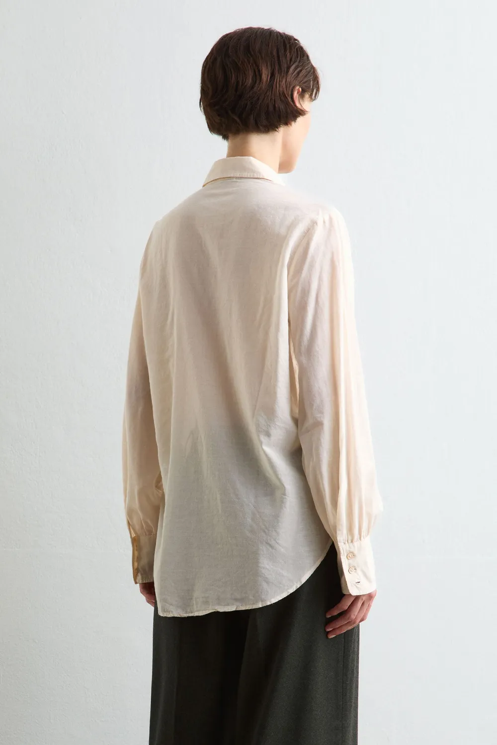 Massimo Alba Anna camicia donna bianco cashmere maschile