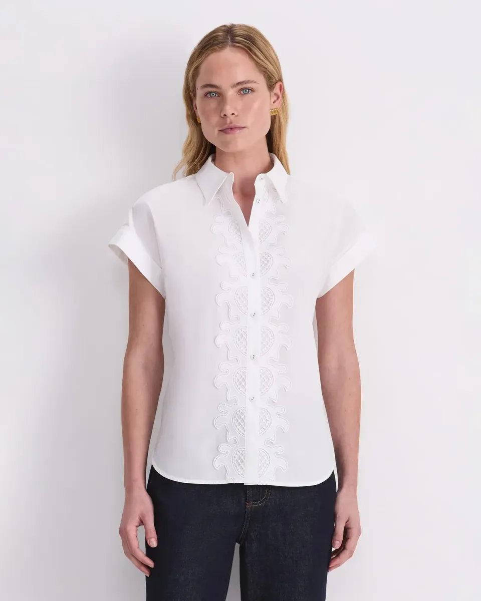 Sportscraft Zelda camicia donna rifinitura pizzo