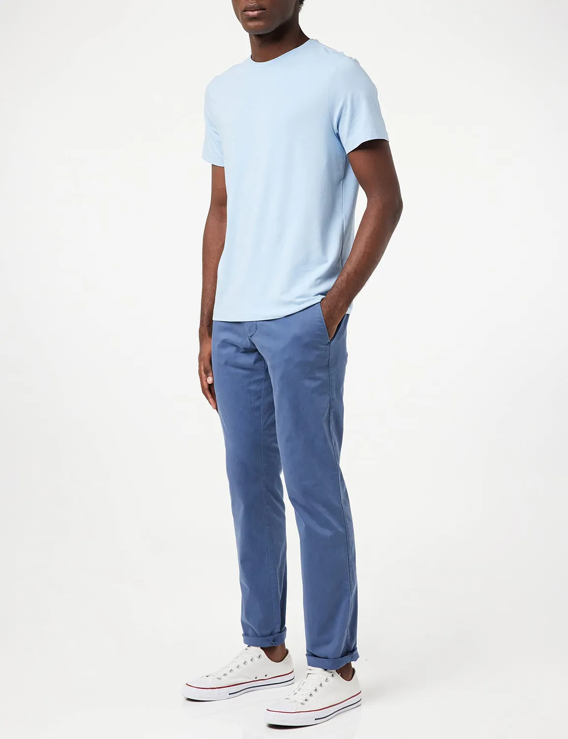 Tommy Hilfiger Denton TH Flex pantaloni chino blu 30W/34L elasticizzati