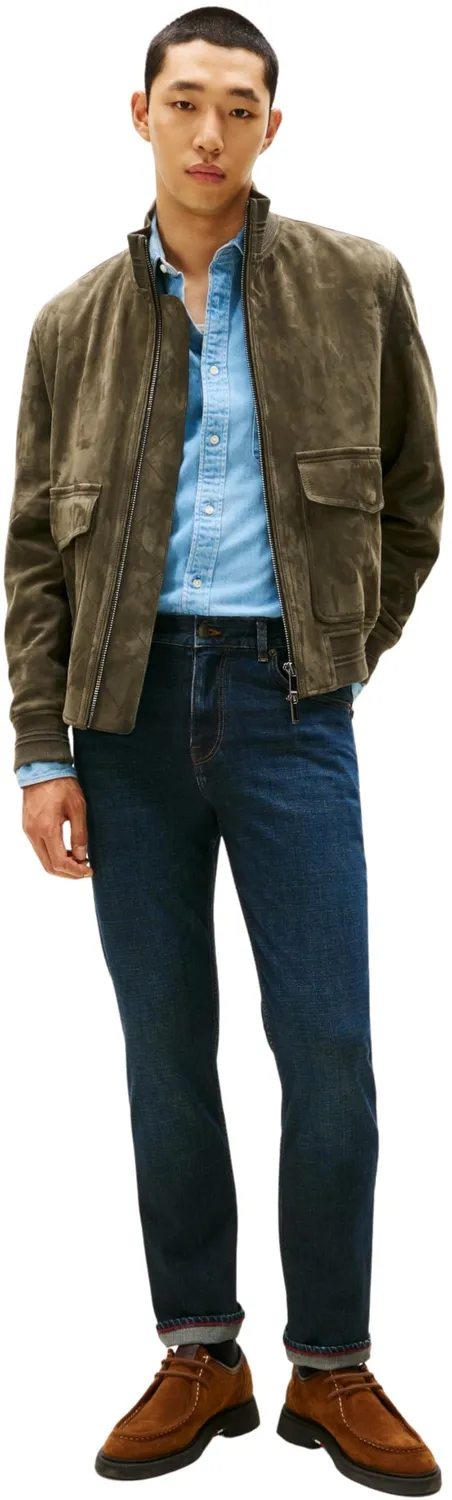Tommy Hilfiger Jeans Denton Straight Fit jeans uomo 33W/32L blu