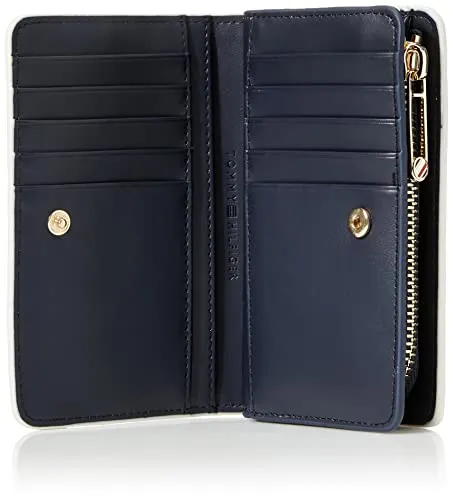 Tommy Hilfiger TH Timeless Med Bi Fold portafoglio beige
