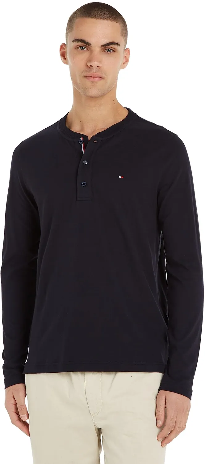 Tommy Hilfiger maglia maniche lunghe uomo cotone