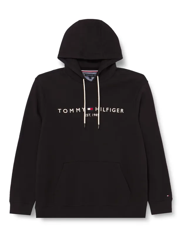 Tommy Hilfiger felpa uomo con cappuccio blu desert sky