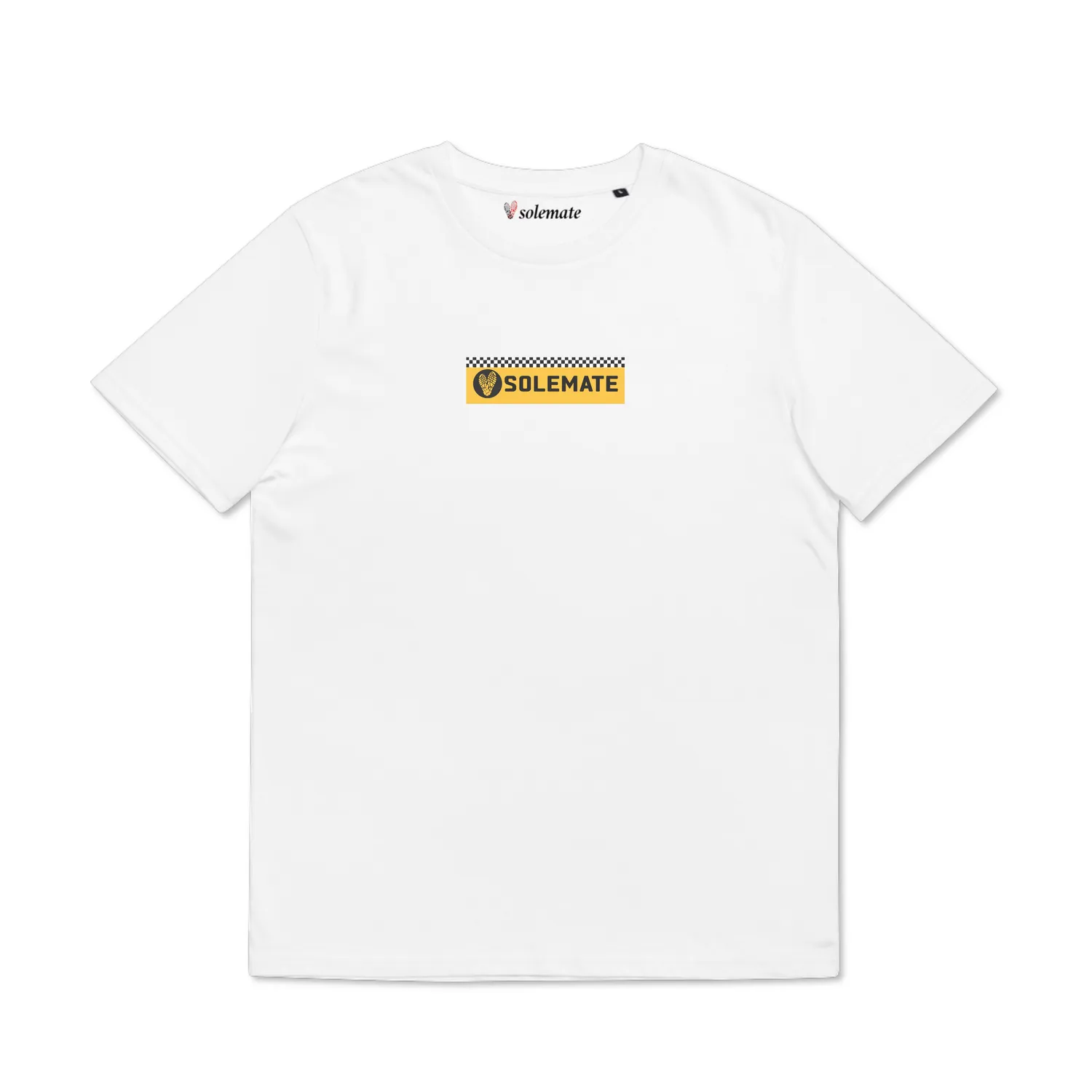 Solemate Taxi Box Logo t-shirt nera cotone organico