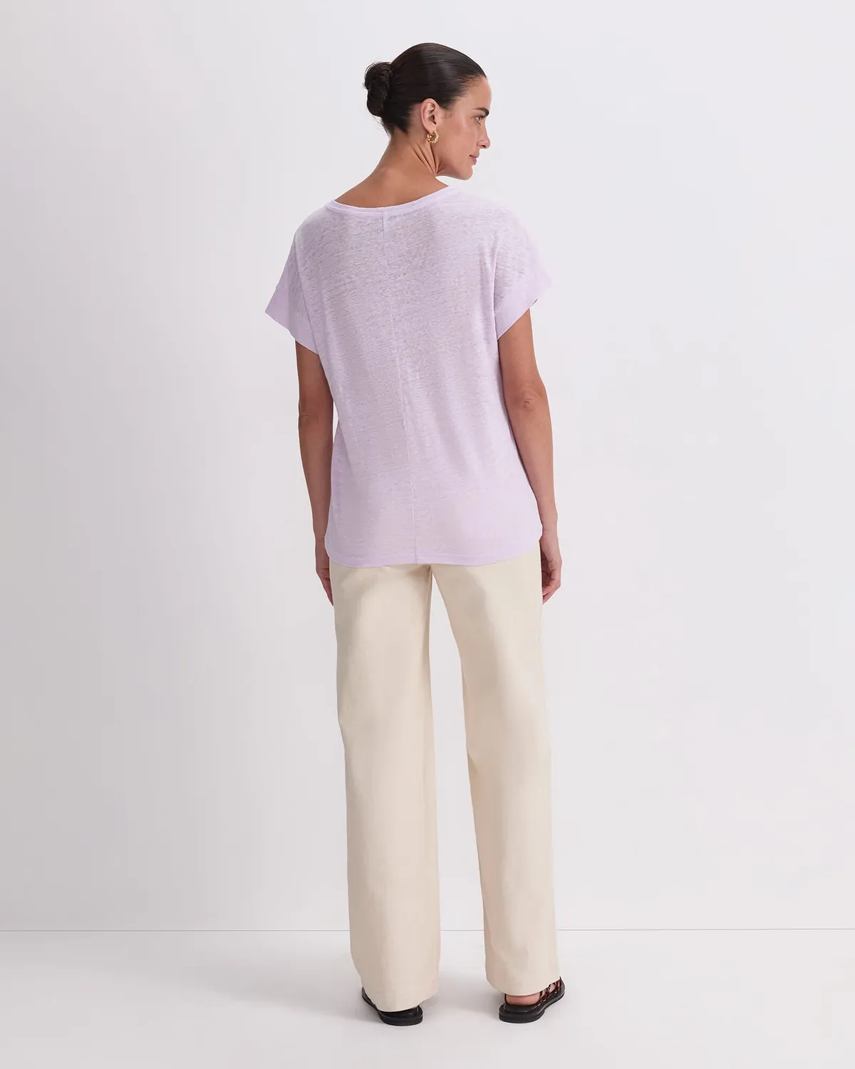 Sportscraft Tonia Crew t-shirt lino manica corta XS