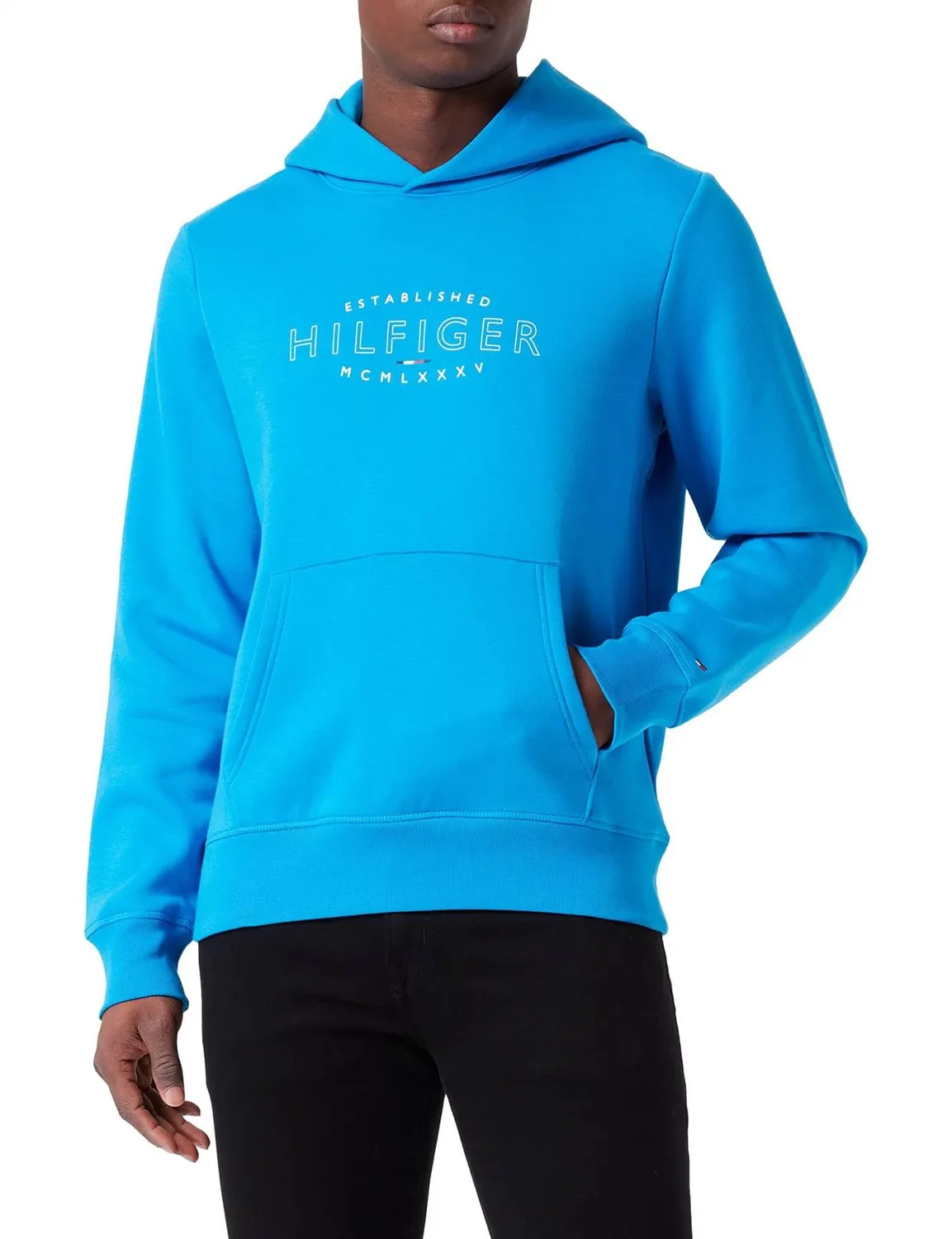 Tommy Hilfiger Curve Logo felpa uomo con cappuccio