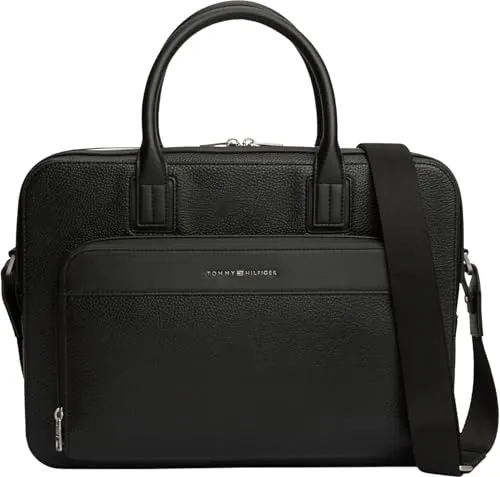Tommy Hilfiger TH Central Slim AM0AM14730 borsa computer nero