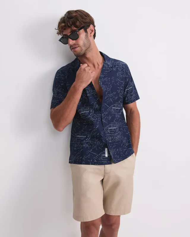 Sportscraft Rally camicia cotone fantasia maniche corte