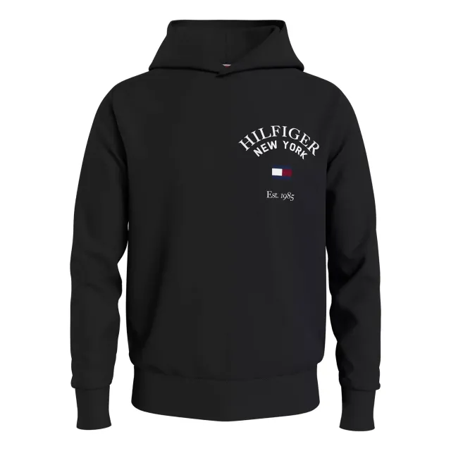 Tommy Hilfiger Arched Varsity MW0MW33641 felpa cappuccio uomo