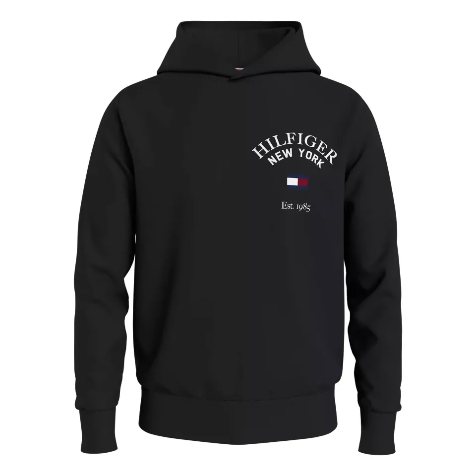 Tommy Hilfiger Arched Varsity MW0MW33641 felpa cappuccio uomo
