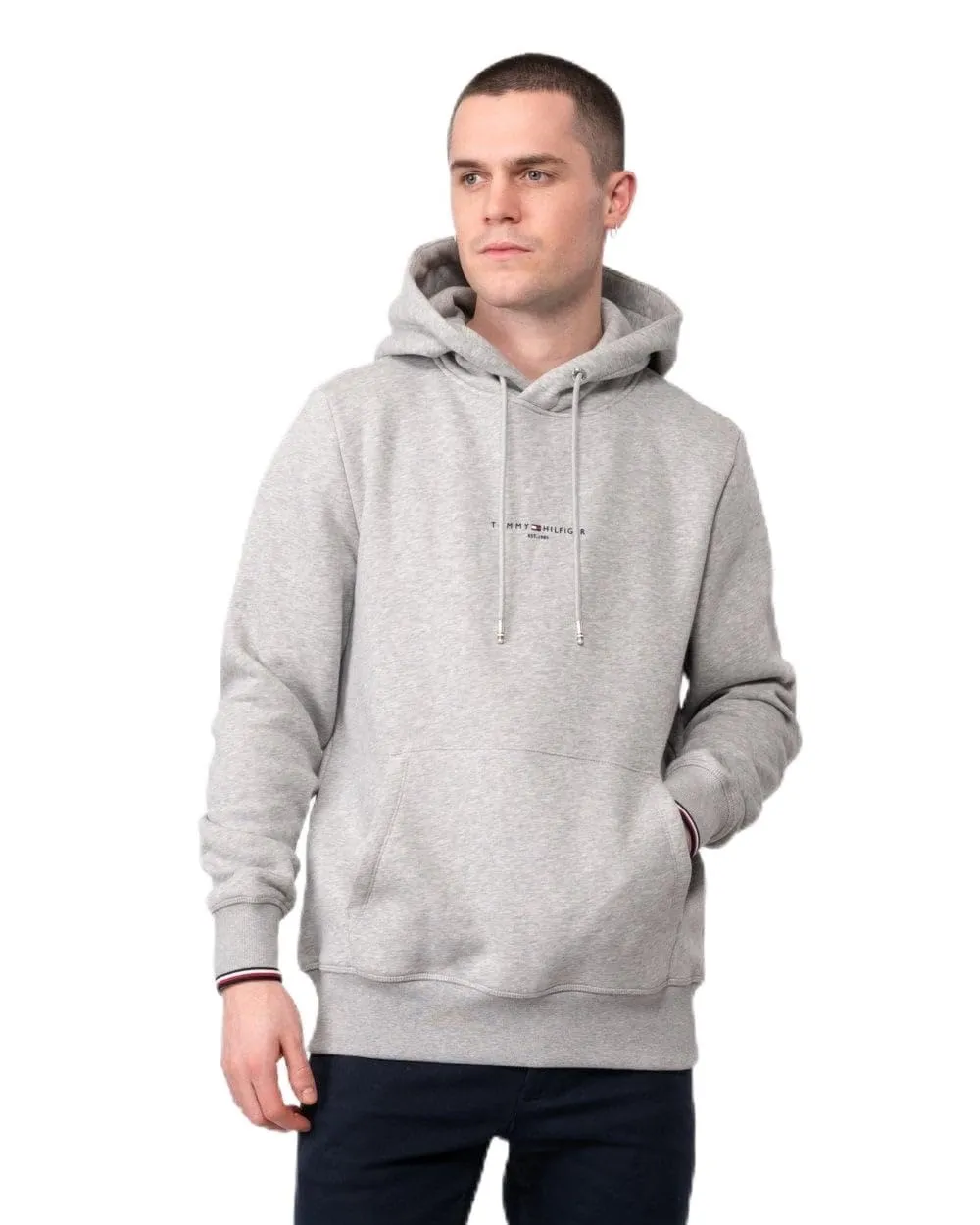 Tommy Hilfiger Felpa con Cappuccio Uomo con Logo