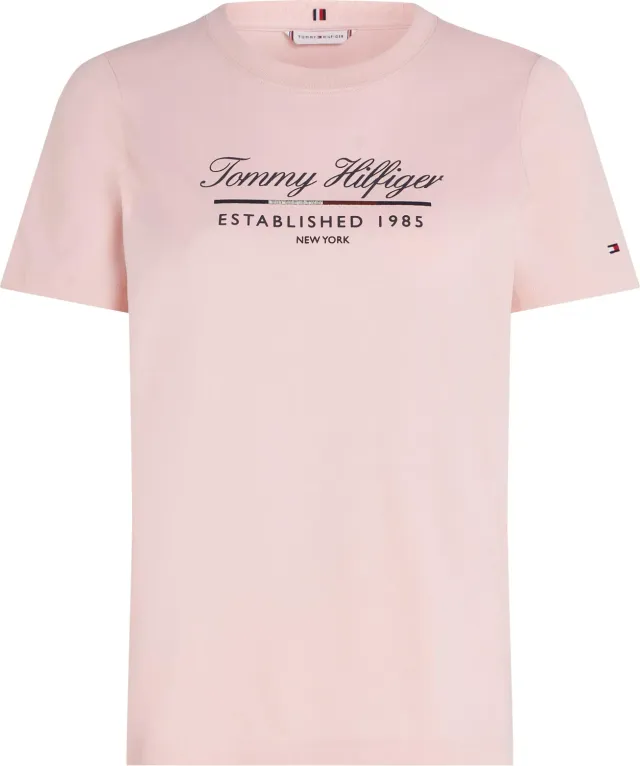 Tommy Hilfiger t-shirt cotone donna grafica maniche corte