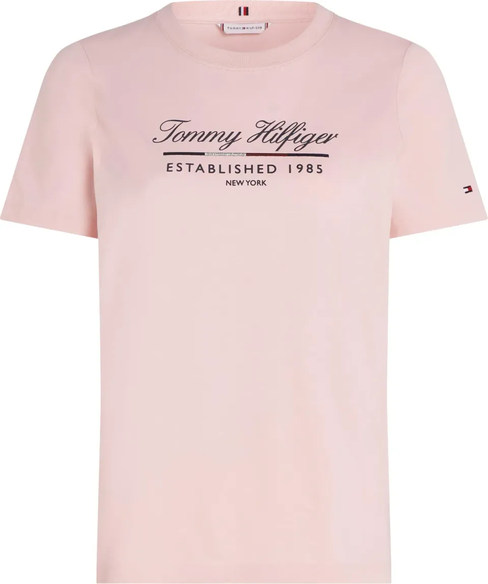 Tommy Hilfiger t-shirt cotone donna grafica maniche corte