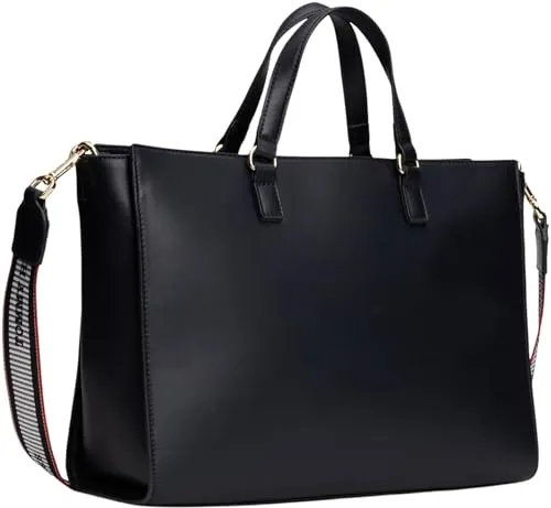 Tommy Hilfiger Fresh Satchel borsa tracolla donna blu con zip