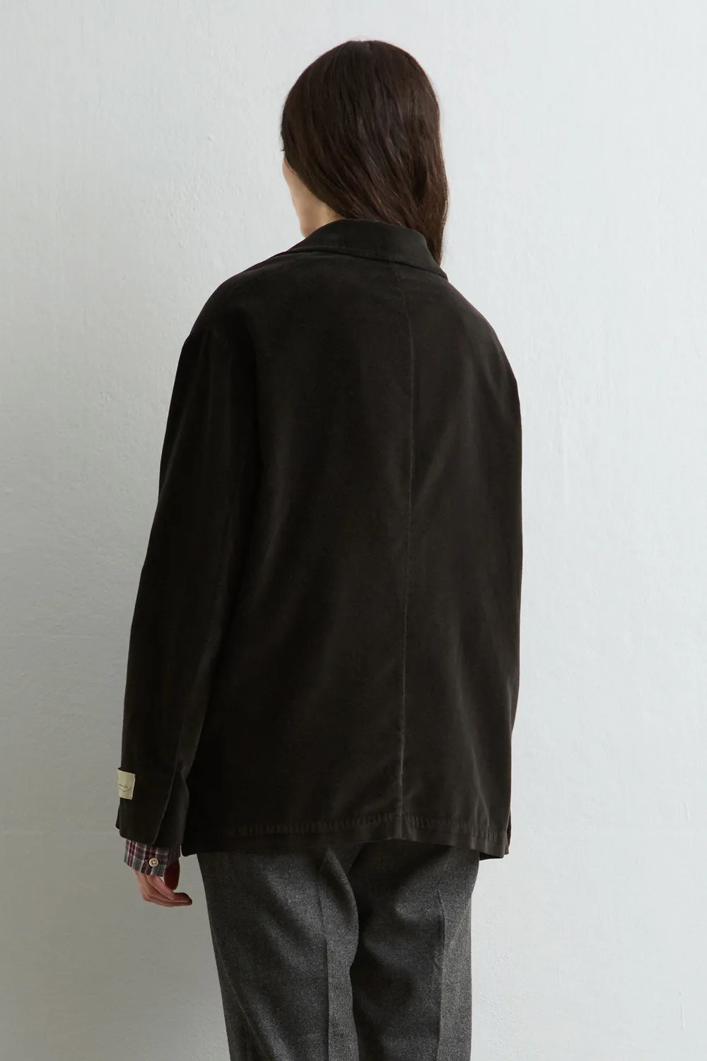 Massimo Alba Adelaide giacca velluto chicory coffee