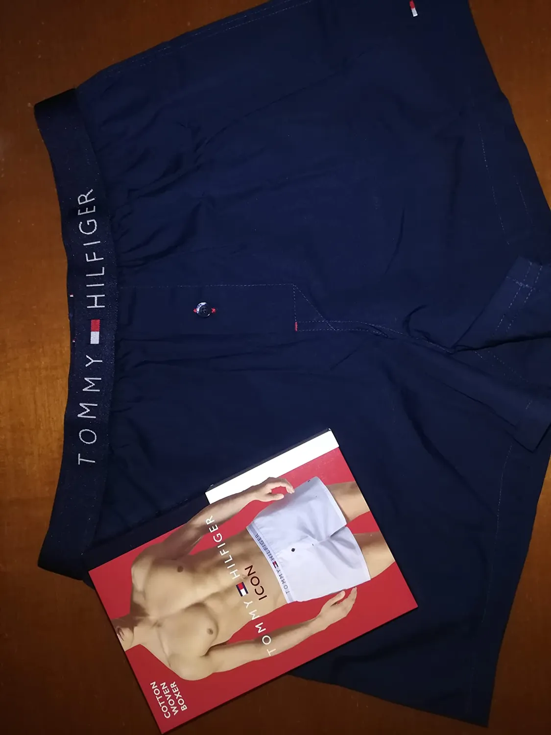 Tommy Hilfiger Boxer Uomo Cotone XL Navy Blazer Elastico Logo