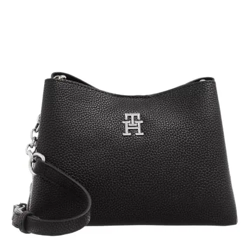 Tommy Hilfiger TH Emblem Crossover Borsa Donna Nero