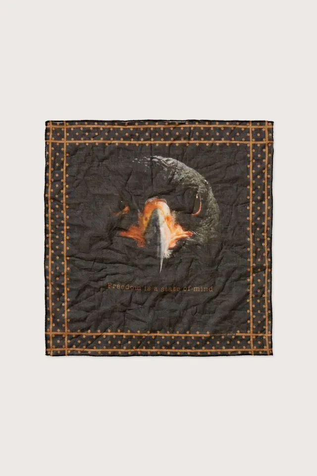 Massimo Alba Hanky1 fazzoletto Tan cotone 45x45