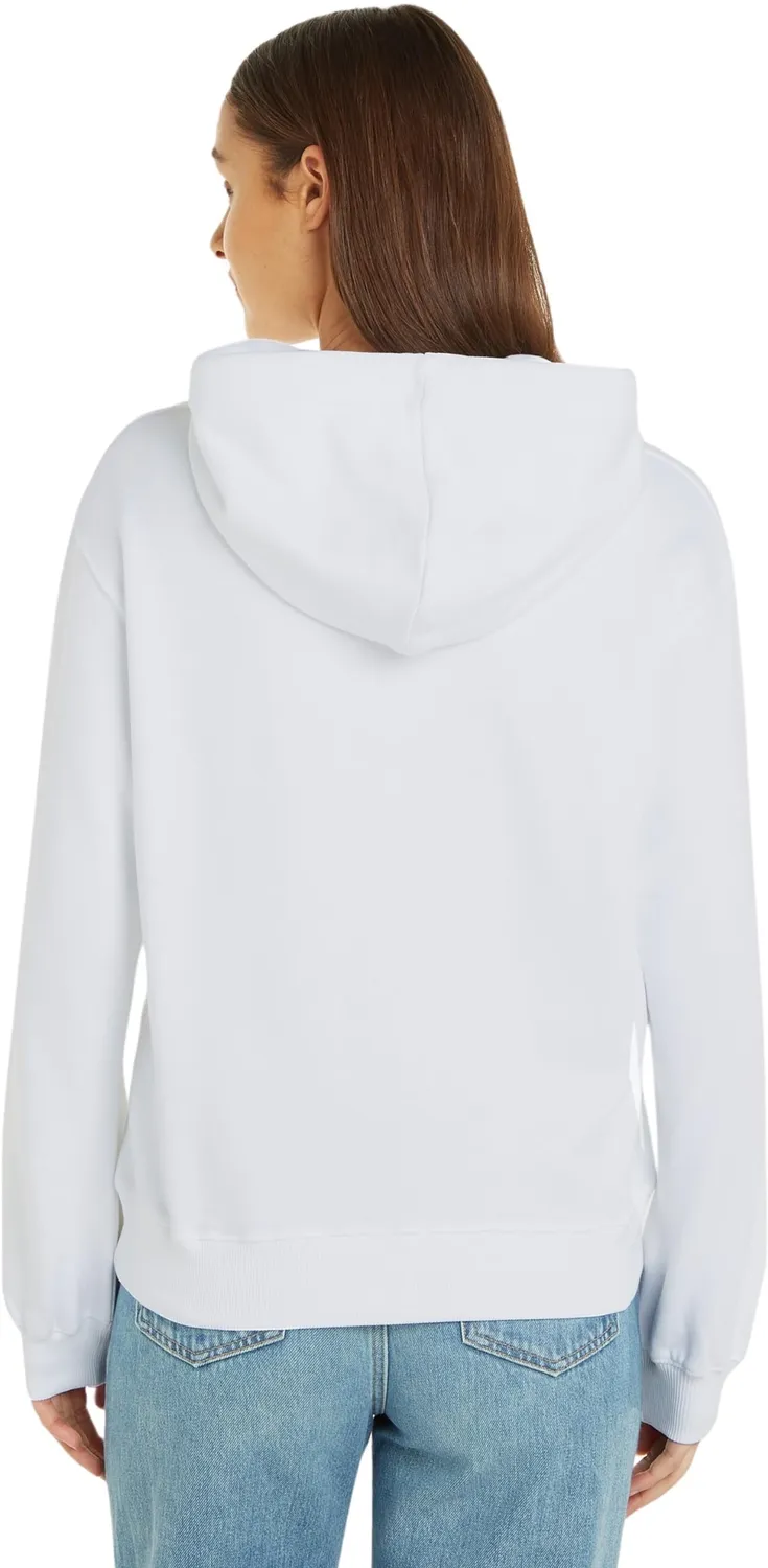 Tommy Hilfiger felpa donna taglia L tinta unita