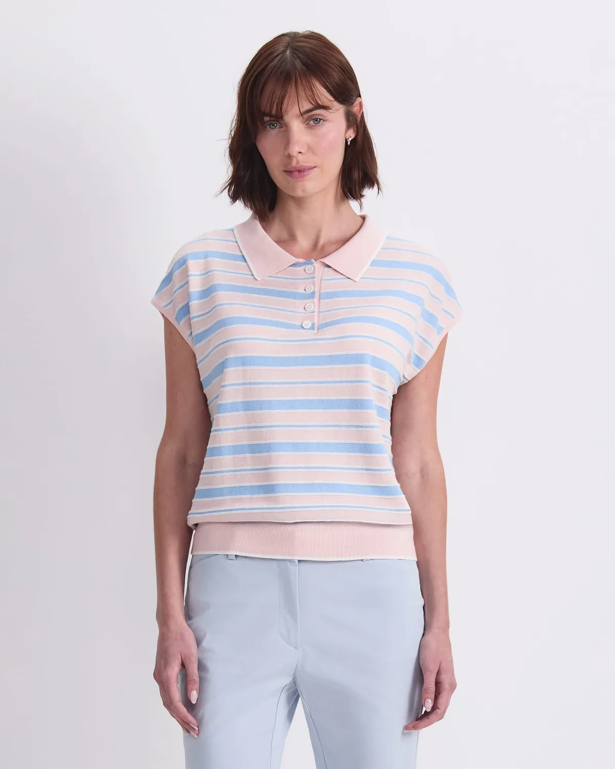 Sportscraft Alphine Stripe polo maglia a righe