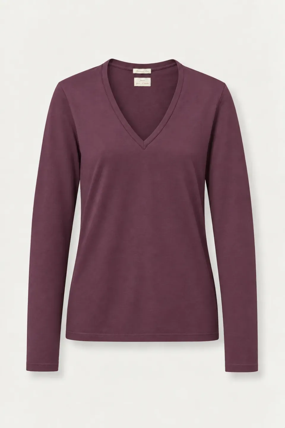 Massimo Alba Leeds t-shirt scollo V tibetan red
