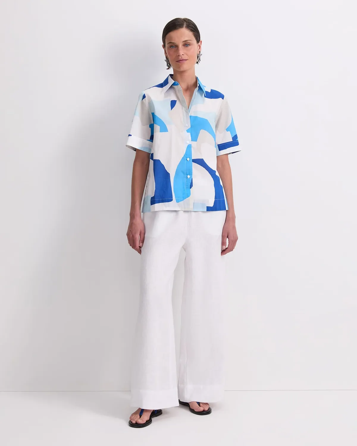 Sportscraft Nora 120257 Camicia Voile Cotone Maniche Corte