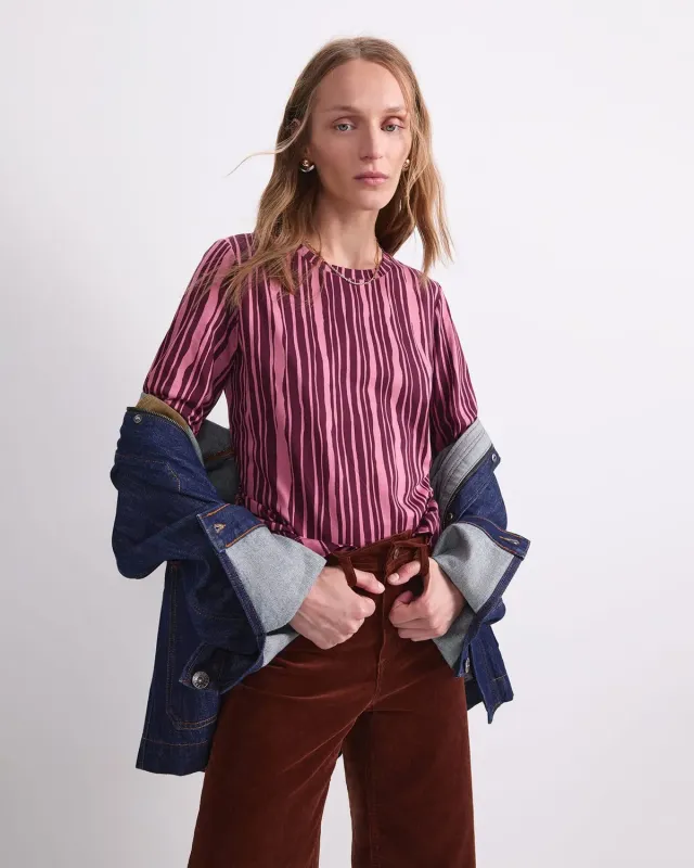 Sportscraft Stripe maglia maniche 3/4 righe