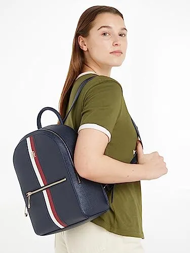 Tommy Hilfiger Emblem zaino donna blu bagaglio a mano