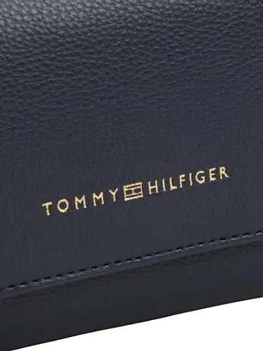 Tommy Hilfiger Logotape portafogli trifold blu Space Blue