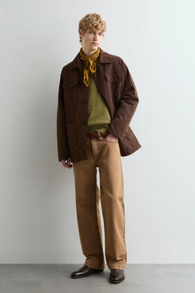 Massimo Alba Gran Torino giacca field cotone brown